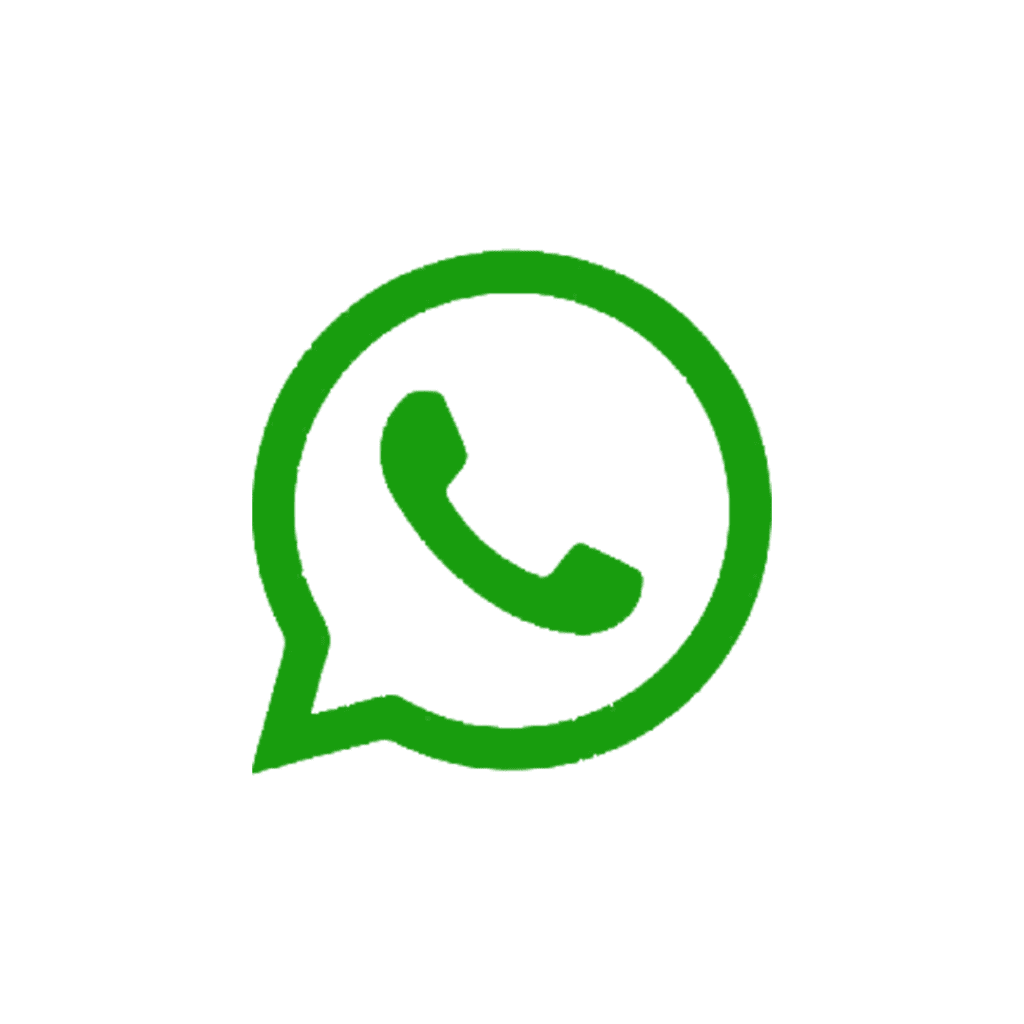 Logotipo de WhatsApp fondo trasparente
